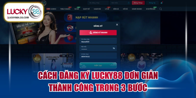 Đăng ký LUCKY88